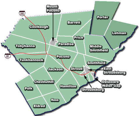 Monroe County Municipal Image Map