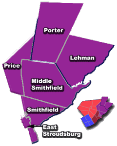 East Stroudsburg School District Real Estate Map